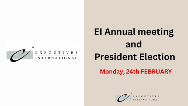 EI Annual Meeting and President Election – MEMBERS ONLY!