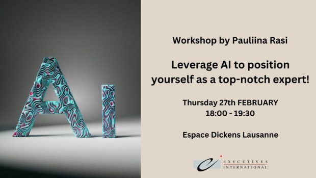 Leverage AI to position yourself as a top-notch expert! EI workshop by Pauliina Rasi