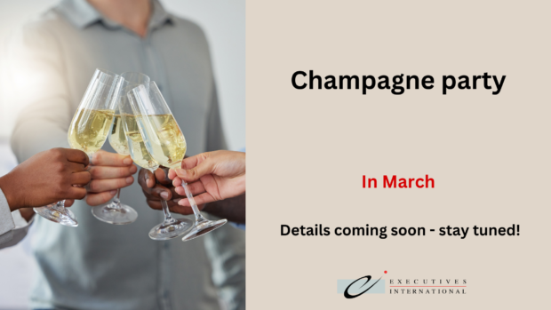 Champagne party – will be announced shortly